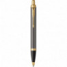 Ручка кулькова Parker IM Grey Lacquer GT BP блістер 21 136