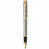 Ручка-ролер Parker IM Brushed Metal GT RB блістер 22 226