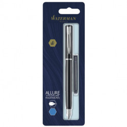 Ручка перова Waterman ALLURE Black CT FP F блістер 13 311b