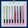 Ручка перова Waterman ALLURE Chrome CT FP F + Картриджі Mini блістер 13 314b2