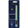 Ручка перова Waterman ALLURE Pastel Green CT FP F + Картриджі Mini блістер 13 317b2