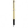 Ручка перьевая Waterman ALLURE Pastel Yellow CT FP F + Картриджи Mini блистер 13 318b2
