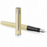 Ручка перьевая Waterman ALLURE Pastel Yellow CT FP F + Картриджи Mini блистер 13 318b2