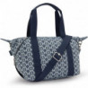 Женская сумка Kipling ART MINI Navy Sign Jq (8DM) KI8028_8DM