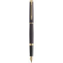 Ручка перова Waterman HEMISPHERE Metallic Lava Black GT FP F 12 090