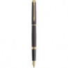 Ручка перова Waterman HEMISPHERE Metallic Lava Black GT FP F 12 090