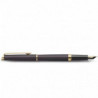 Ручка перова Waterman HEMISPHERE Metallic Lava Black GT FP F 12 090