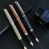 Ручка перова Waterman HEMISPHERE Metallic Lava Black GT FP F 12 090