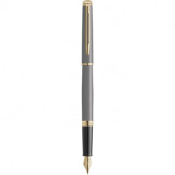 Ручка перова Waterman HEMISPHERE Metallic Stone Grey GT FP F 12 091