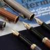 Ручка перьевая Waterman HEMISPHERE Metallic Stone Grey GT FP F 12 091