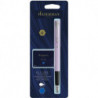Ручка перьевая Waterman ALLURE Pastel Purple CT FP F + Картриджи Mini блистер 13 319b2