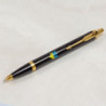 Ручка шариковая Parker IM UKRAINE Black GT BP Трезубец сине-желт. 22032_T0016u