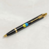 Ручка кулькова Parker IM UKRAINE Black GT BP Тризуб фігурний на тлі прапора 22032_T1026u