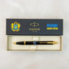 Ручка кулькова Parker IM UKRAINE Black GT BP Тризуб-Ластівка 22032_T1230u