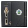 Набор Parker IM SPECIAL Black GT BP Эмблема МВД (шариковая ручка + блокнот Parker)