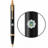 Набор Parker IM SPECIAL Black GT BP Эмблема МВД (шариковая ручка + блокнот Parker)