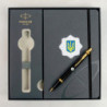 Набор Parker IM SPECIAL Black GT BP Эмблема МВД (шариковая ручка + блокнот Parker)