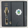 Набор Parker IM SPECIAL Black GT BP Эмблема МВД (шариковая ручка + блокнот Parker)