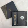 Набор Parker IM SPECIAL Black GT BP Эмблема МВД (шариковая ручка + блокнот Parker)