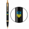 Набір Parker IM UKRAINE Black GT BP Тризуб синьо-жовт. (кулькова ручка + блокнот Parker)