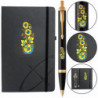 Набор Parker IM UKRAINE Black GT BP Цветы (шариковая ручка + блокнот Parker)