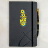 Набор Parker IM UKRAINE Black GT BP Цветы (шариковая ручка + блокнот Parker)