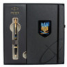 Набор Parker IM UKRAINE Black GT BP Пылающий Трезубец (шариковая ручка + блокнот Parker)