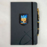 Набор Parker IM UKRAINE Black GT BP Пылающий Трезубец (шариковая ручка + блокнот Parker)