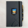 Набір Parker IM UKRAINE Black GT BP Палаючий Тризуб (кулькова ручка + блокнот Parker)