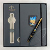 Набір Parker IM UKRAINE Black GT BP Палаючий Тризуб (кулькова ручка + блокнот Parker)