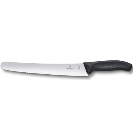 Кондитерский нож Victorinox Swiss Classic 26см волн черн 6.8633.26B