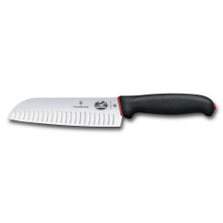 Ніж Сантоку Victorinox Dual Grip 17см чорн 5.2523.17D