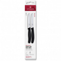 Набор ножей для томатов Victorinox Swiss Classic 2 ножа 11см волн черн 6.7833.2