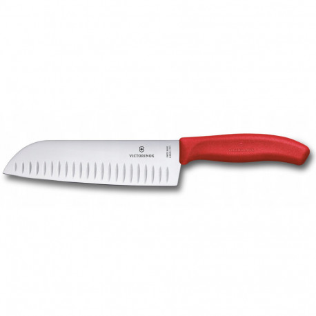 Ніж Сантоку Victorinox Swiss Classic 17см черв 6.8521.17C1B