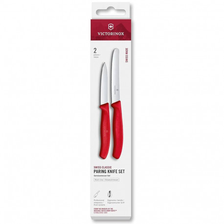 Набор для очистки овощей Victorinox Swiss Classic 2 ножа крас 6.7111.2C1