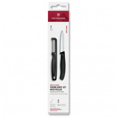 Набор для очистки овощей Victorinox Swiss Classic 2шт черн 6.7113.21