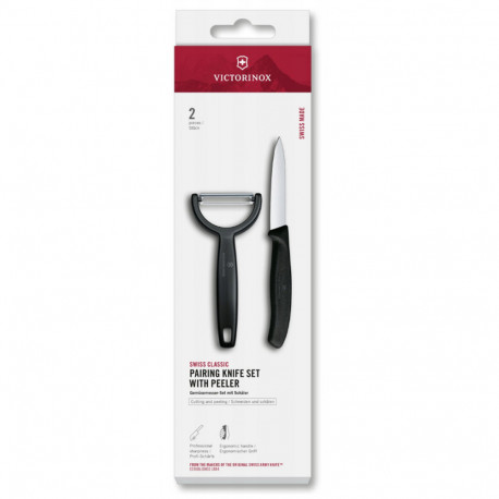 Набор для очистки овощей Victorinox Swiss Classic 2шт черн 6.7113.22