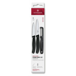 Набір для чищення овочів Victorinox Swiss Classic 3шт чорн 6.7113.33