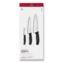 Набор кухонных ножей Victorinox Swiss Classic 3 ножа черн 6.7133.3G