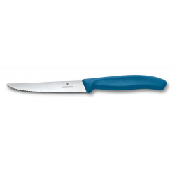 Нож для стейка и пиццы Victorinox Swiss Classic 11см волн син 6.7232.C1