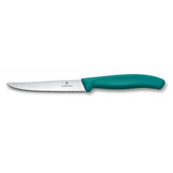 Ніж для стейка та піци Victorinox Swiss Classic 11см хвил зел 6.7234.C1