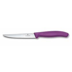 Нож для стейка и пиццы Victorinox Swiss Classic 11см волн фиол 6.7235.C1