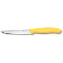 Ніж для стейка та піци Victorinox Swiss Classic 11см хвил жовт 6.7238.C1