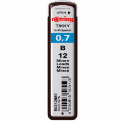 Грифели Rotring 0,7мм B (12) S0312680