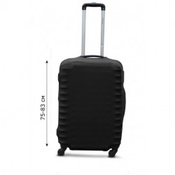 Чохол Coverbag поліестер на валізу XL чорний Висота 75-83см CvP0201XL