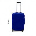 Чехол полиэстер на чемодан L т.синий Высота 65-80см Coverbag CvP0202L