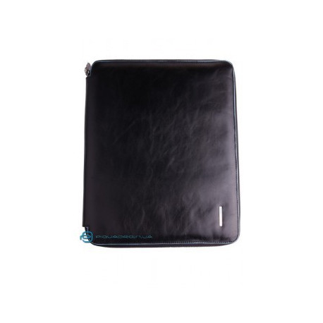 Блокнот Piquadro Blue Square A4 в шкірі на блискавці (27х32х2)