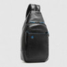 Монорюкзак Piquadro Blue Square (B2) Black CA4827B2-N