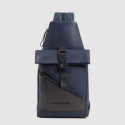 Монорюкзак Piquadro Harper (AP) Blue-Dark Brown CA6784AP_BLUTM