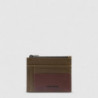 Кредитниця Piquadro Harper (AP) Green-Brown PP6854APR_VETM